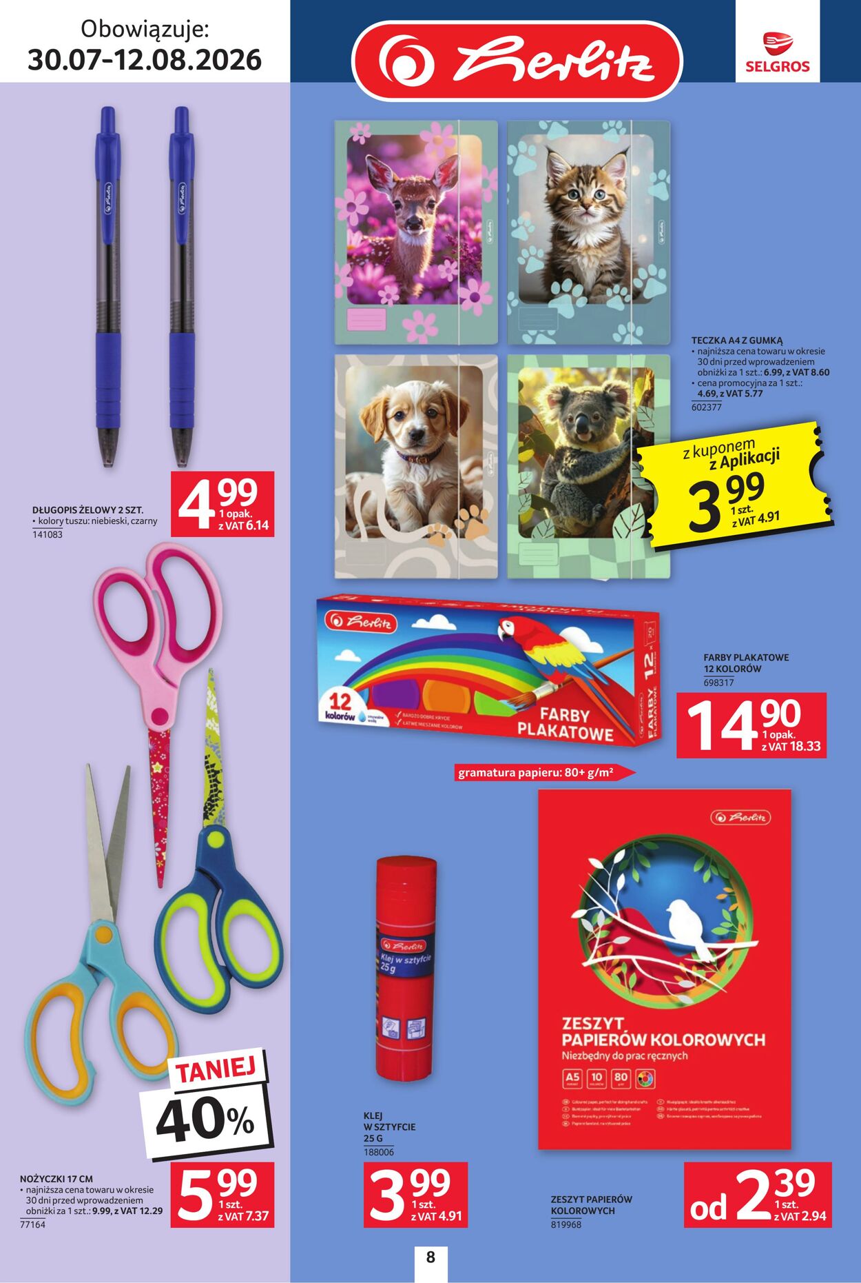 Gazetka Selgros 26.07.2026 - 16.08.2026