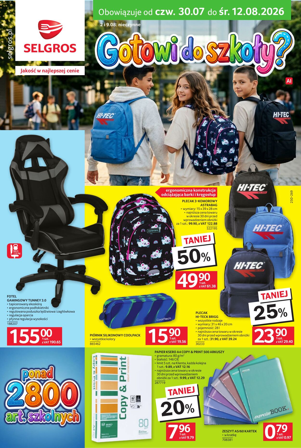 Gazetka Selgros 26.07.2026 - 16.08.2026