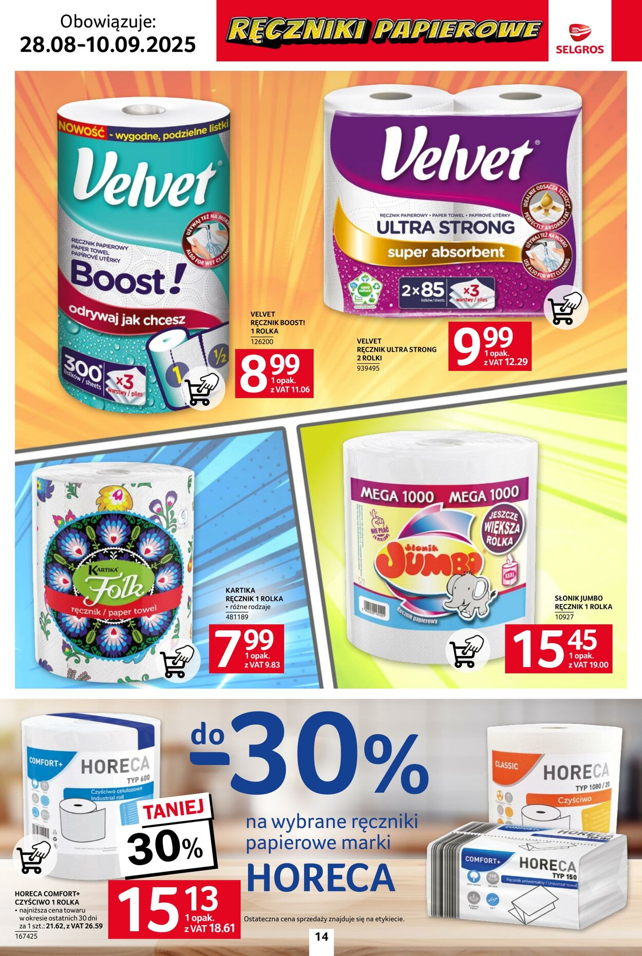 Gazetka Selgros 28.08.2025 - 10.09.2025