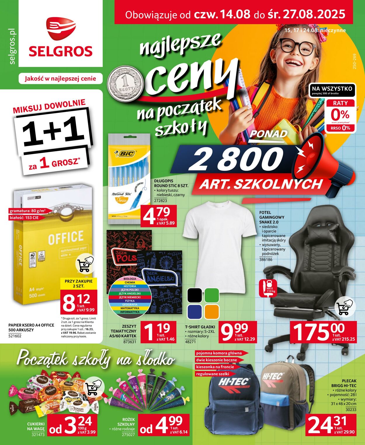 Gazetka Selgros 14.08.2025 - 27.08.2025