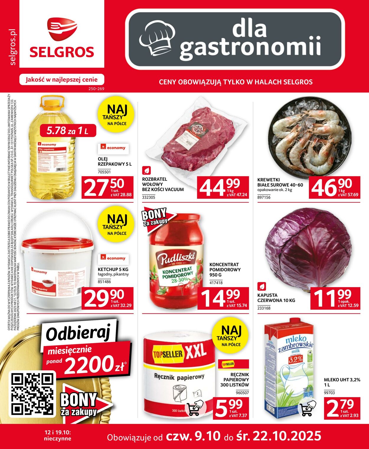 Gazetka Selgros 09.10.2025 - 22.10.2025