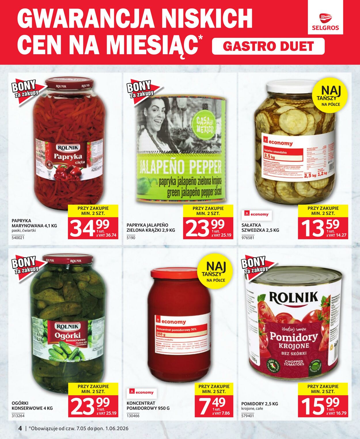 Gazetka Selgros 26.05.2026 - 11.06.2026