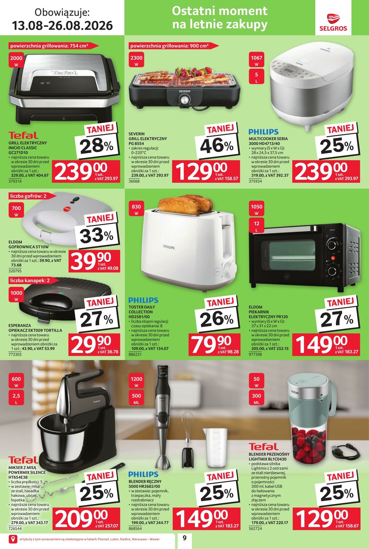Gazetka Selgros 26.08.2026 - 17.09.2026