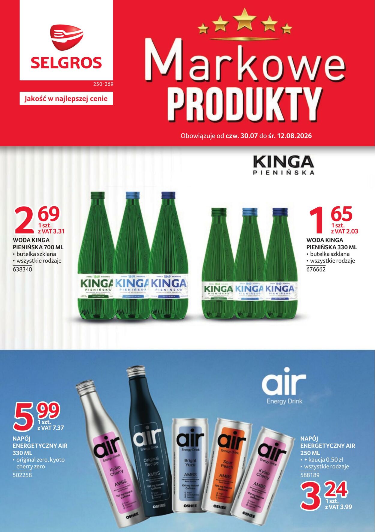 Gazetka Selgros 26.07.2026 - 16.08.2026