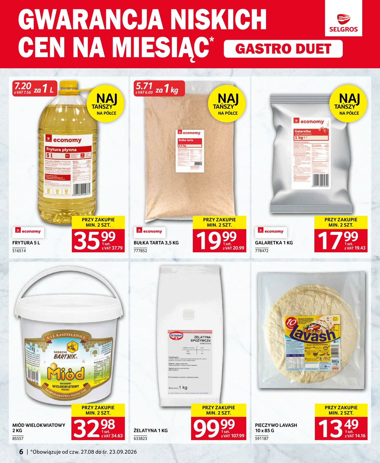 Gazetka Selgros 26.09.2026 - 19.10.2026