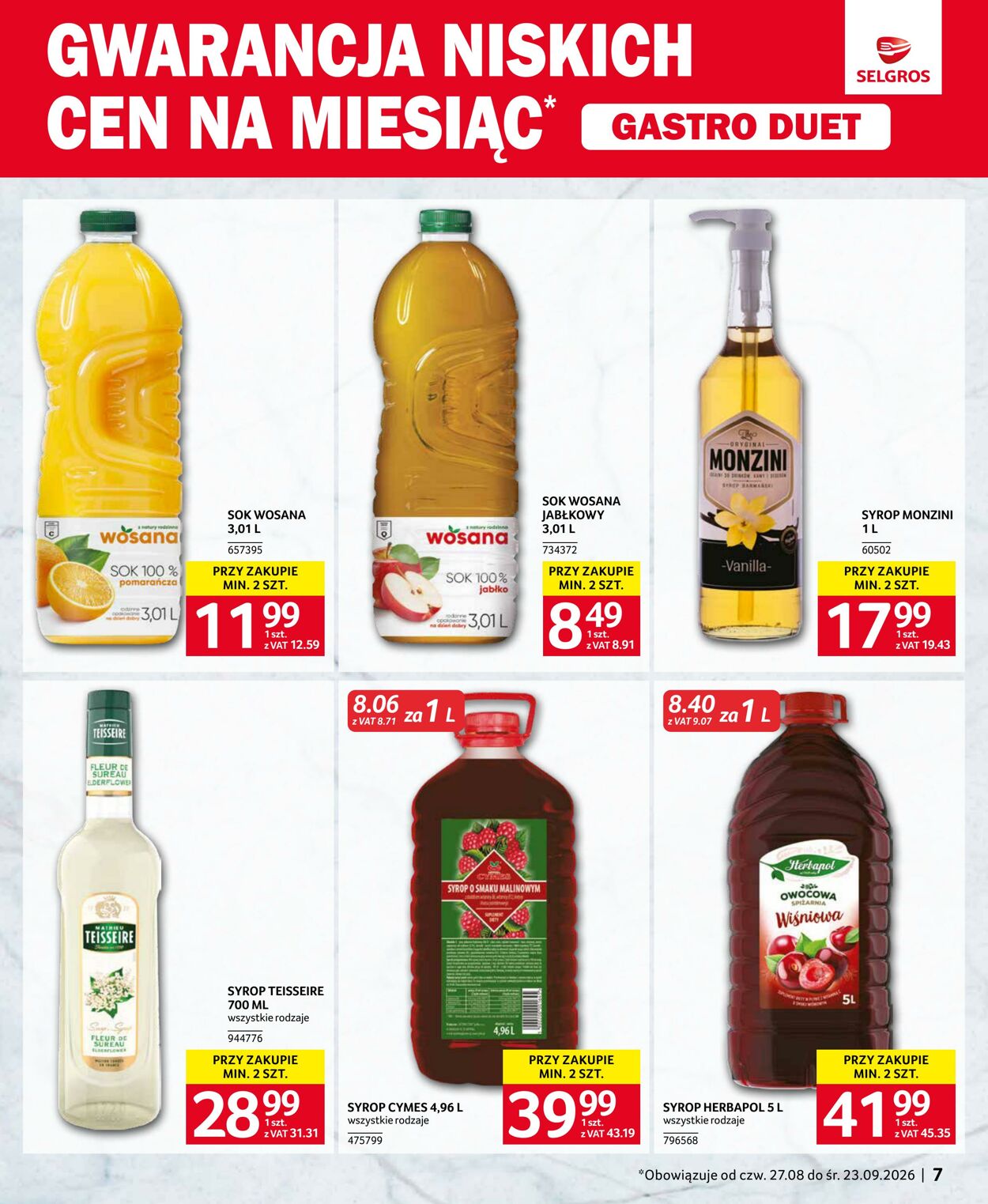 Gazetka Selgros 26.09.2026 - 19.10.2026