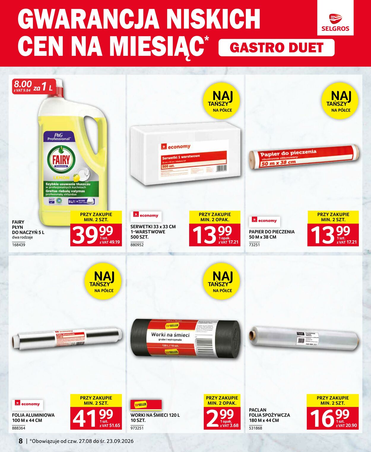 Gazetka Selgros 26.09.2026 - 19.10.2026
