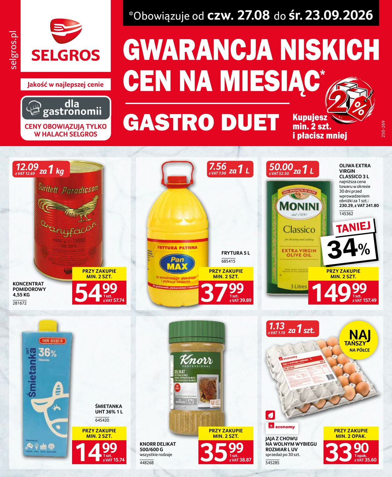Gazetka Selgros 26.09.2026 - 19.10.2026