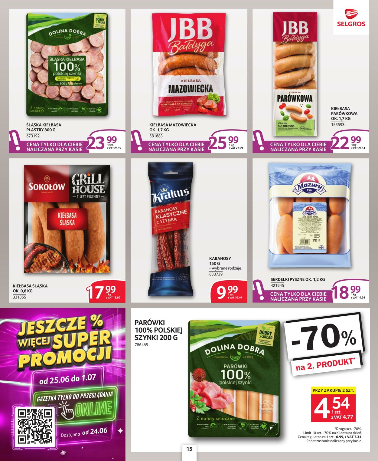 Gazetka Selgros 26.06.2026 - 13.07.2026