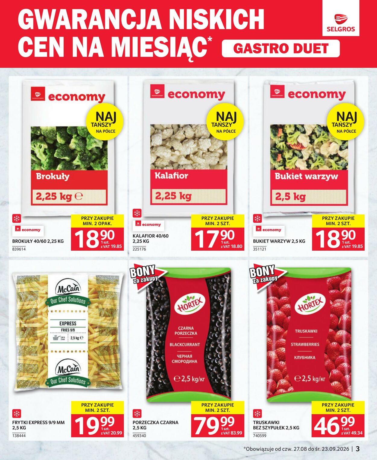 Gazetka Selgros 26.08.2026 - 18.09.2026
