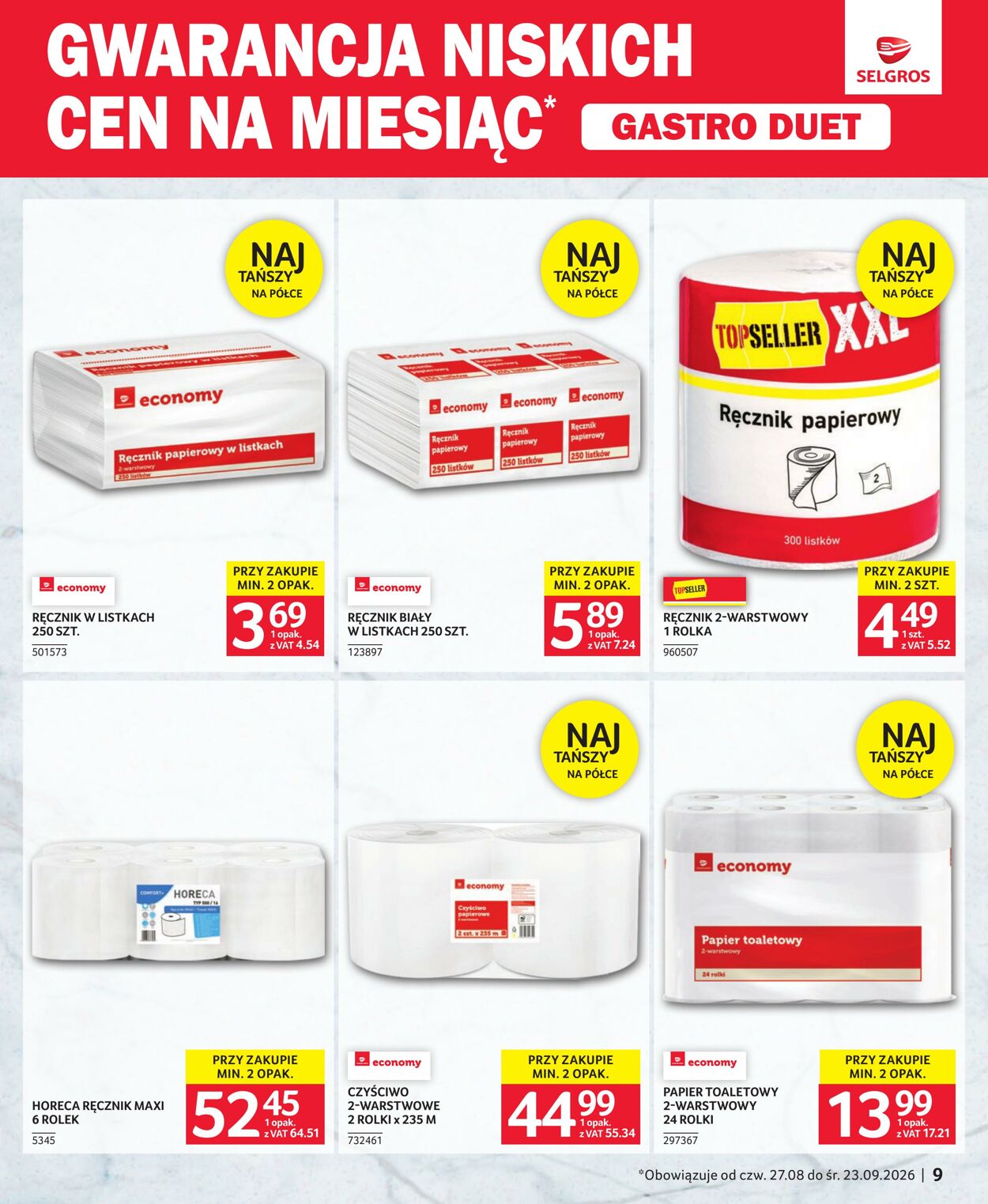 Gazetka Selgros 26.08.2026 - 18.09.2026