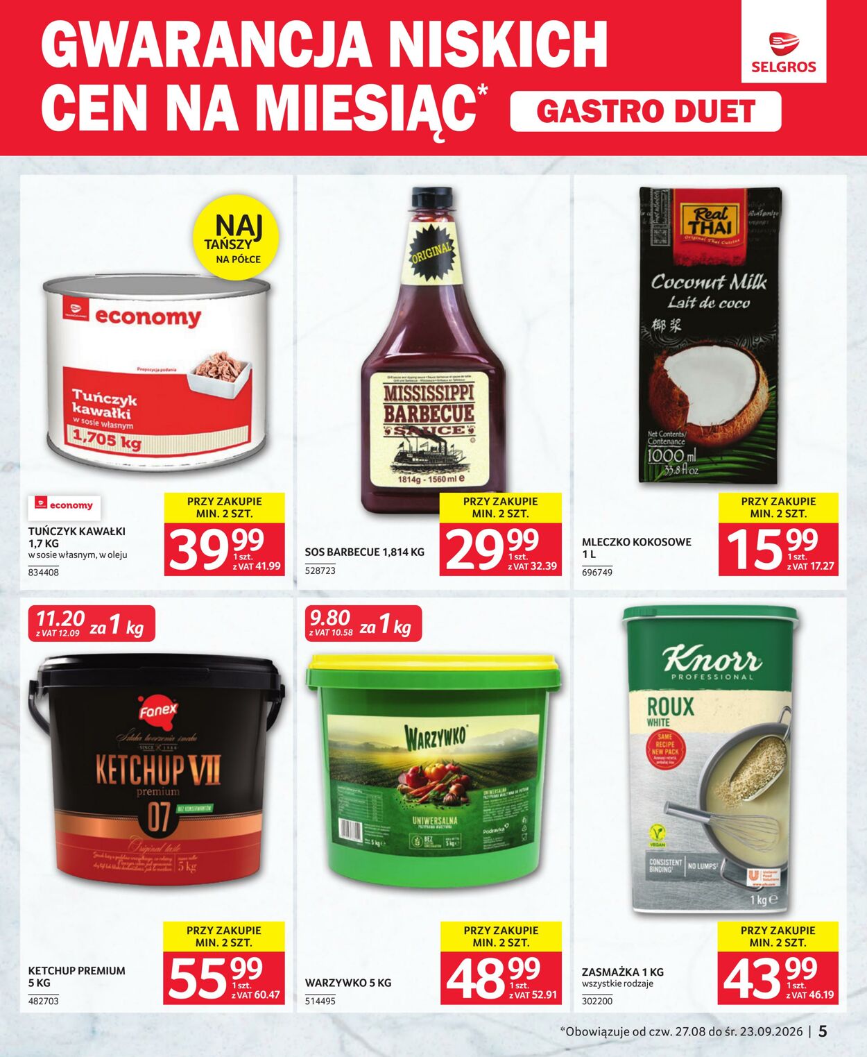 Gazetka Selgros 26.08.2026 - 18.09.2026