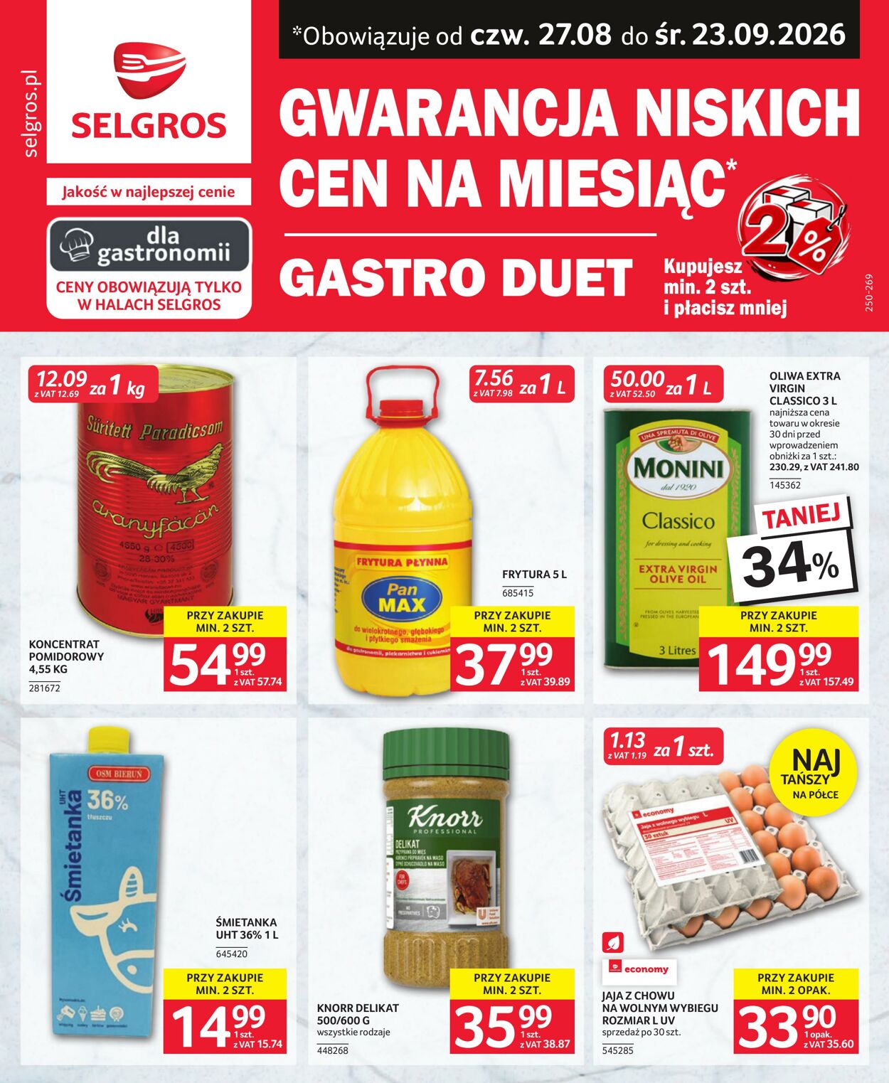 Gazetka Selgros 26.08.2026 - 16.09.2026