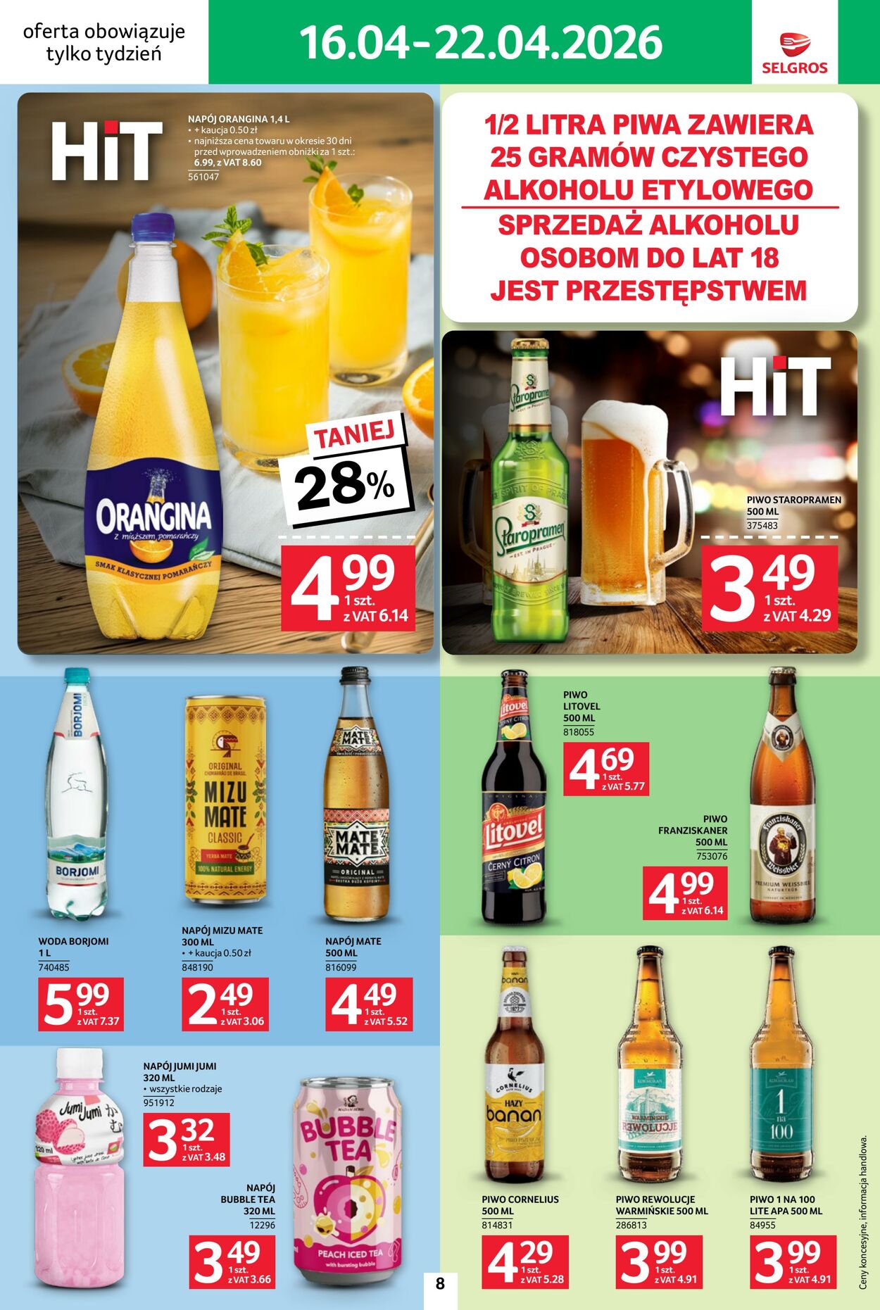 Gazetka Selgros 26.04.2026 - 08.05.2026
