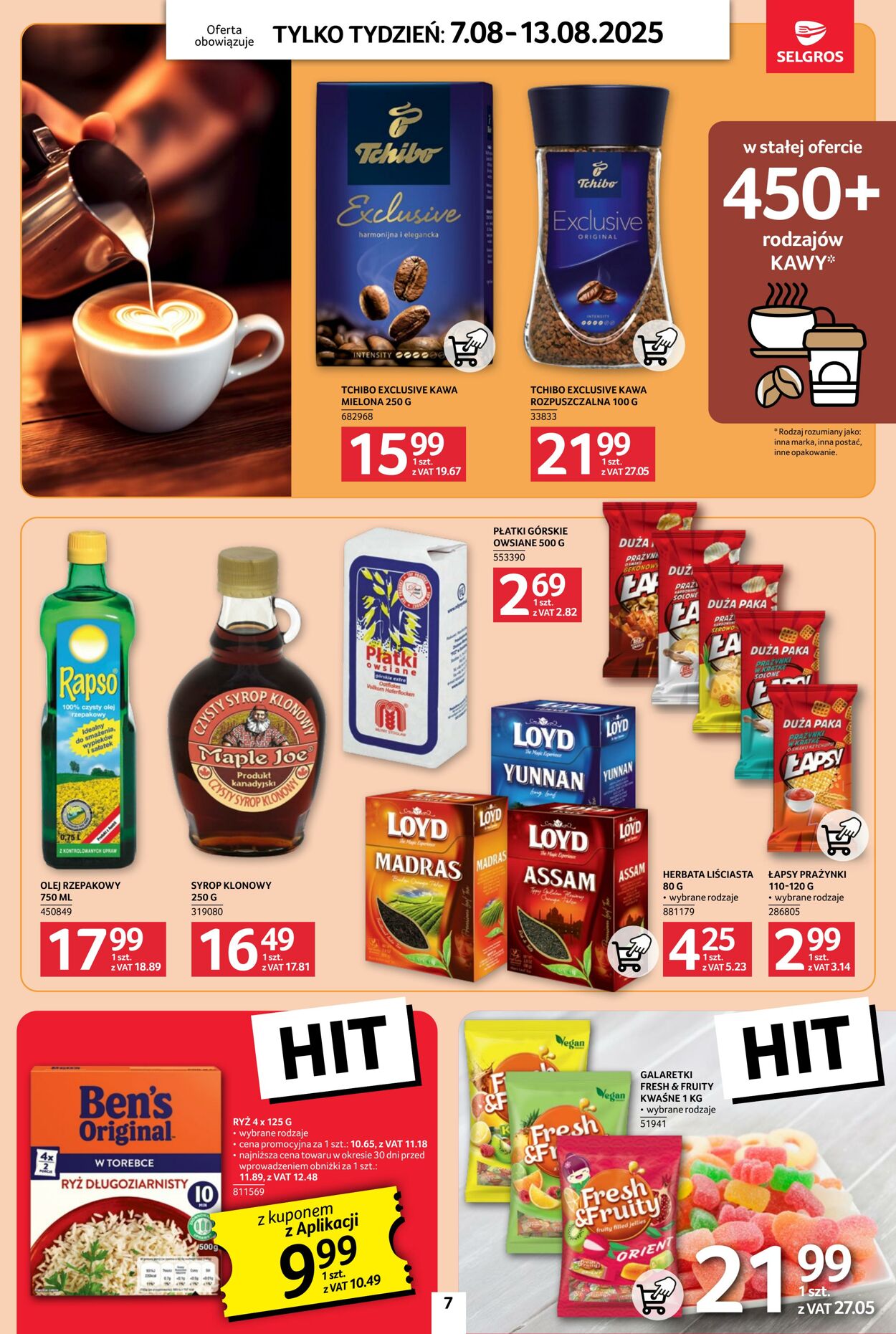 Gazetka Selgros 07.08.2025 - 13.08.2025