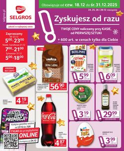Gazetka Selgros 18.12.2025 - 31.12.2025