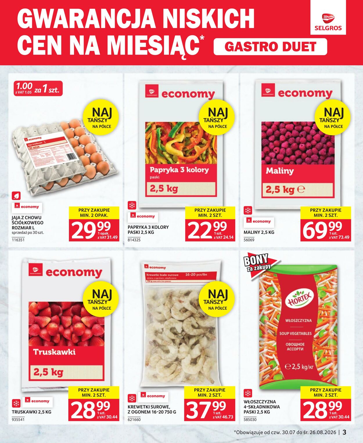 Gazetka Selgros 26.07.2026 - 16.08.2026