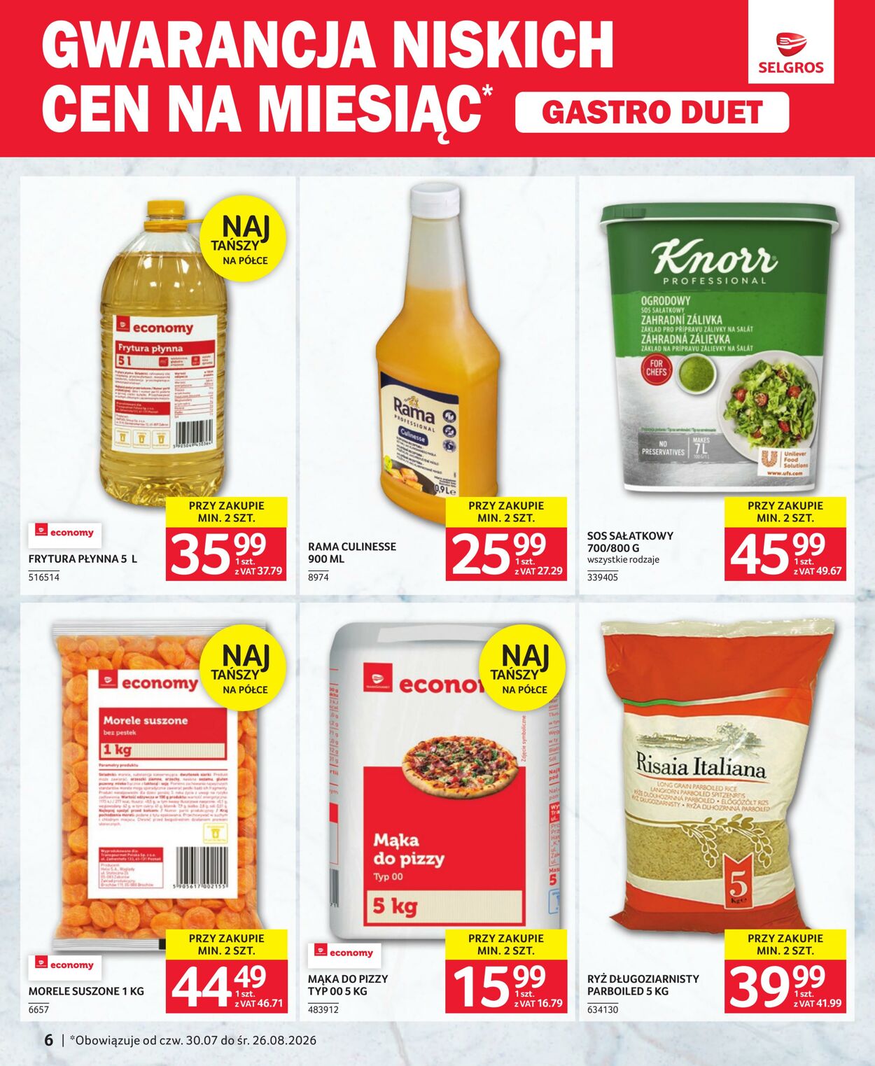 Gazetka Selgros 26.07.2026 - 16.08.2026