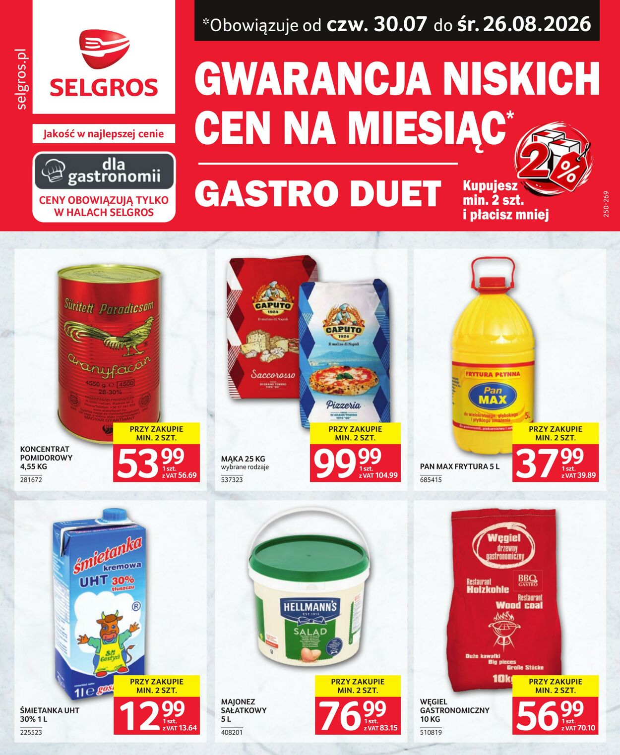 Gazetka Selgros 26.07.2026 - 16.08.2026