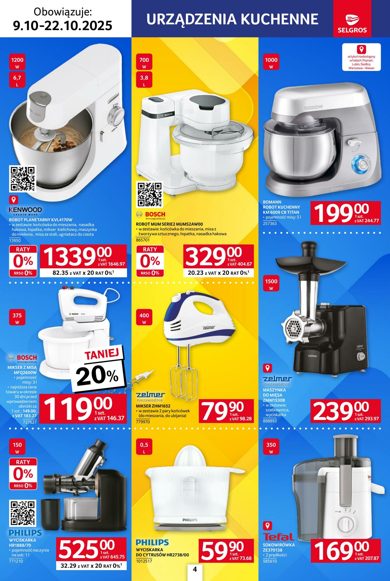 Gazetka Selgros 09.10.2025 - 22.10.2025