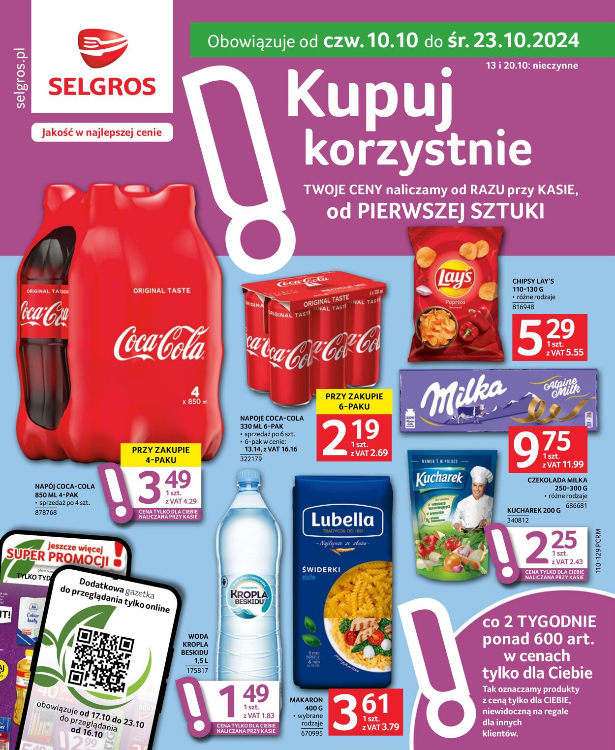 Gazetka Selgros 10.10.2024 - 23.10.2024