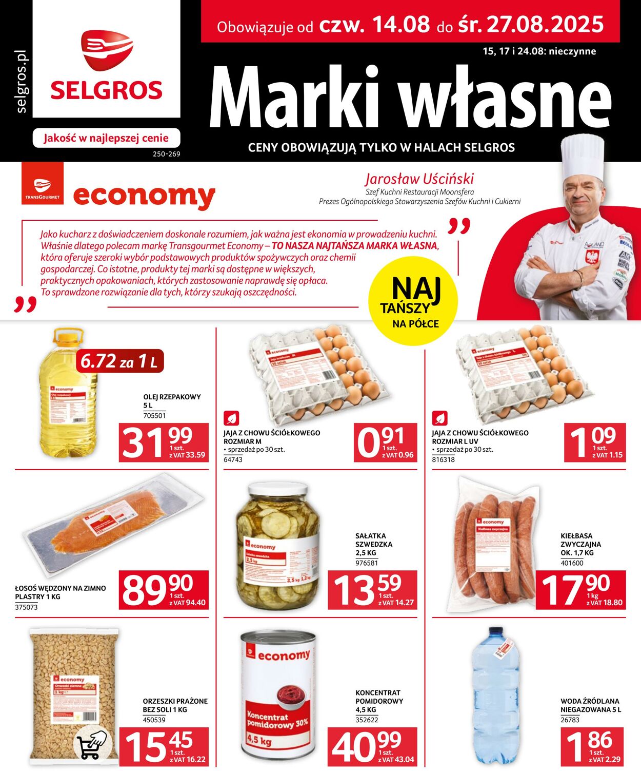 Gazetka Selgros 14.08.2025 - 27.08.2025