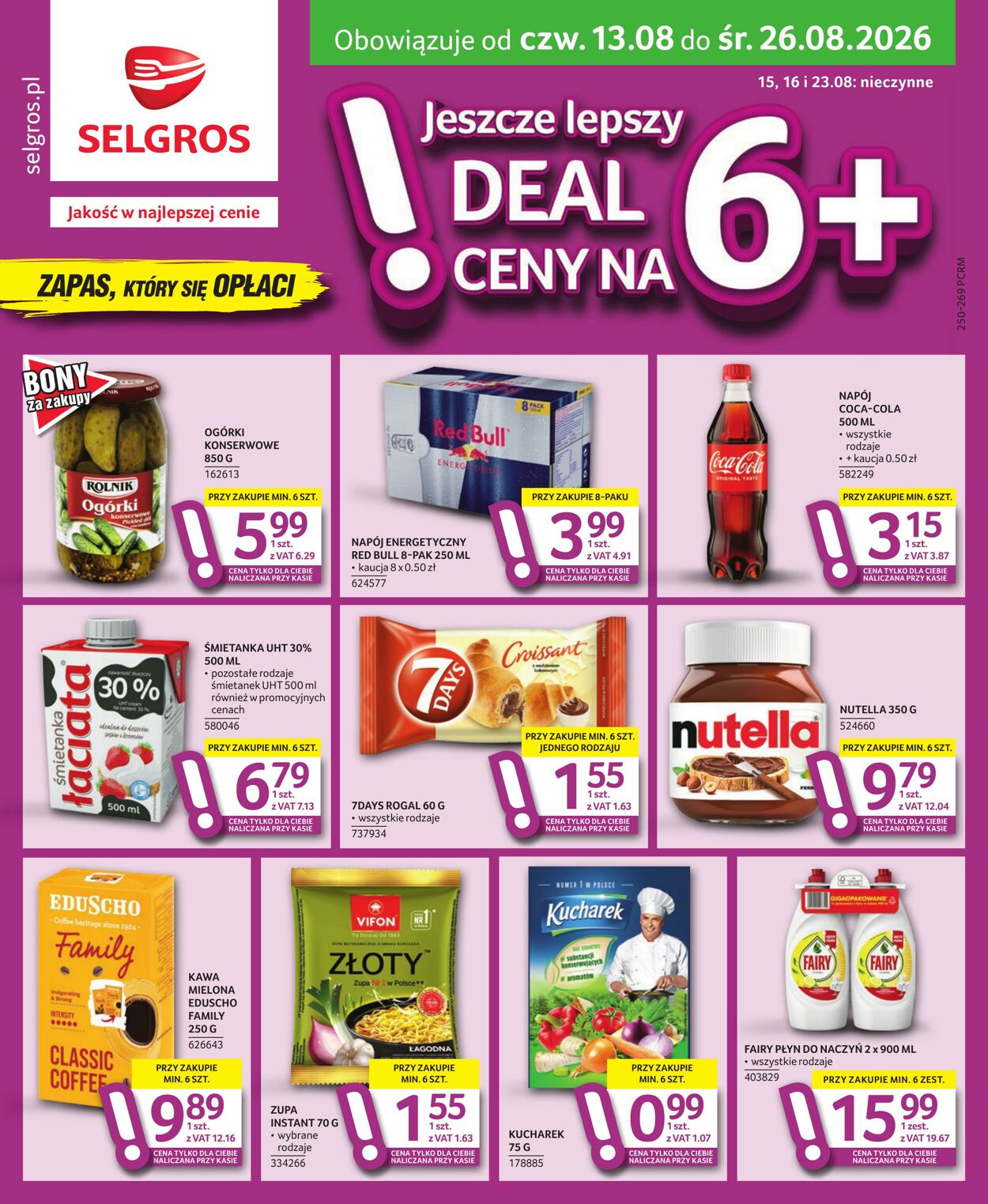 Gazetka Selgros 26.08.2026 - 17.09.2026