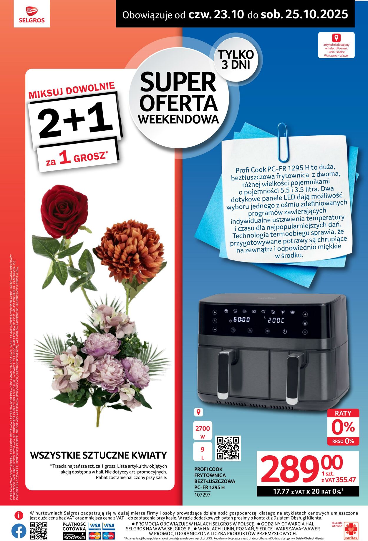Gazetka Selgros 23.10.2025 - 25.10.2025