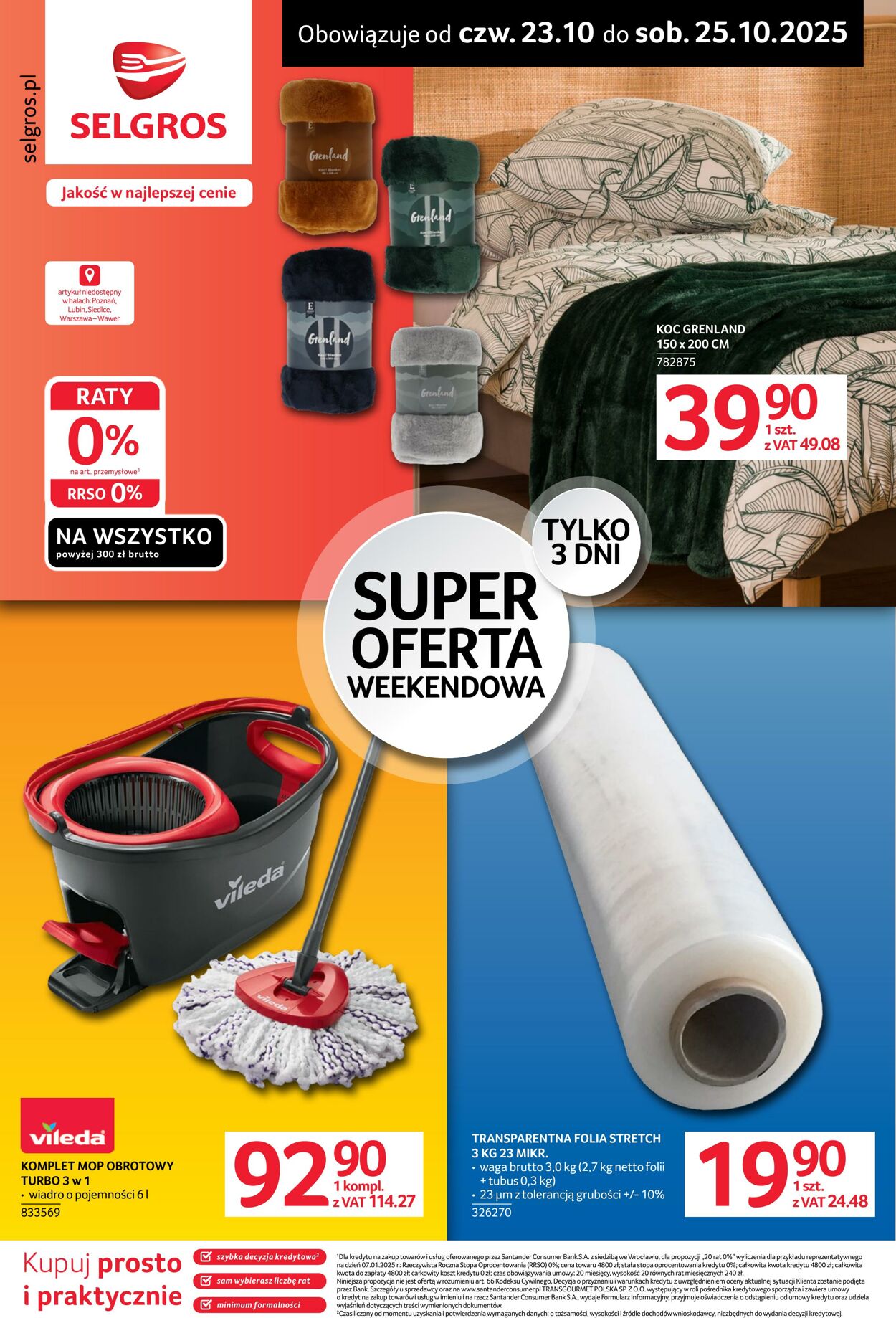 Gazetka Selgros 23.10.2025 - 25.10.2025