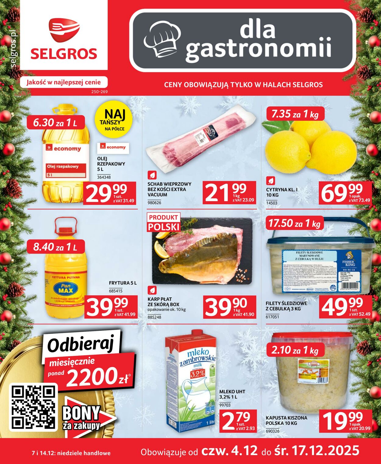 Gazetka Selgros 04.12.2025 - 17.12.2025