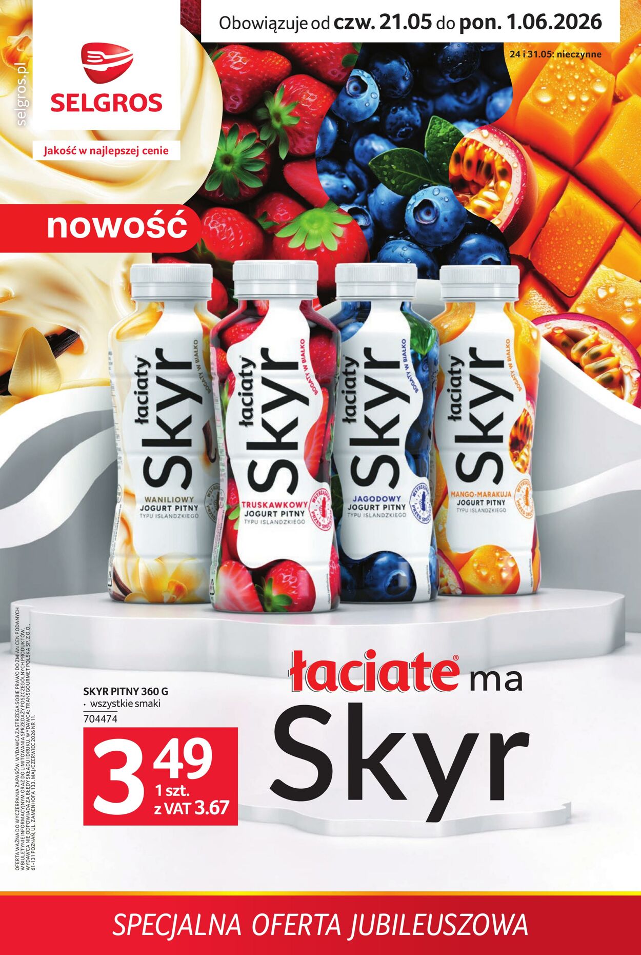 Gazetka Selgros 26.05.2026 - 11.06.2026