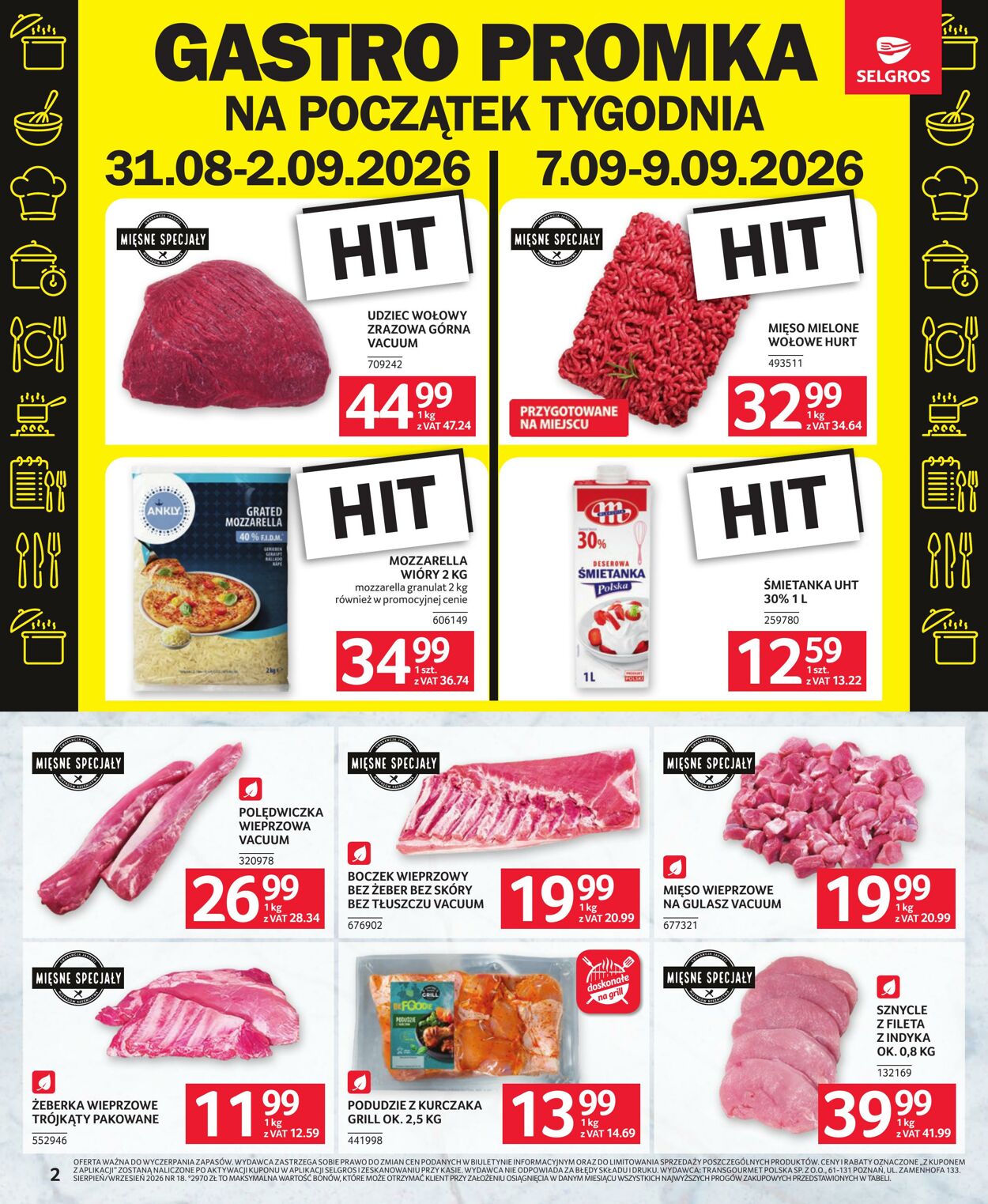Gazetka Selgros 26.08.2026 - 18.09.2026
