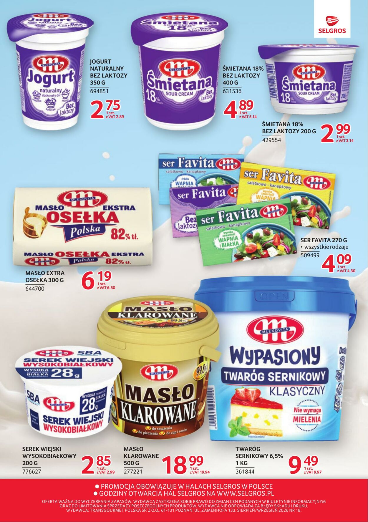 Gazetka Selgros 26.08.2026 - 18.09.2026