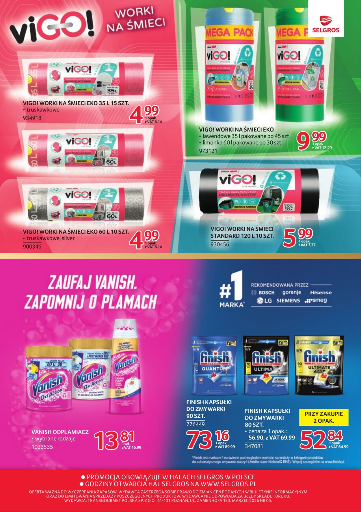 Gazetka Selgros 26.03.2026 - 05.04.2026
