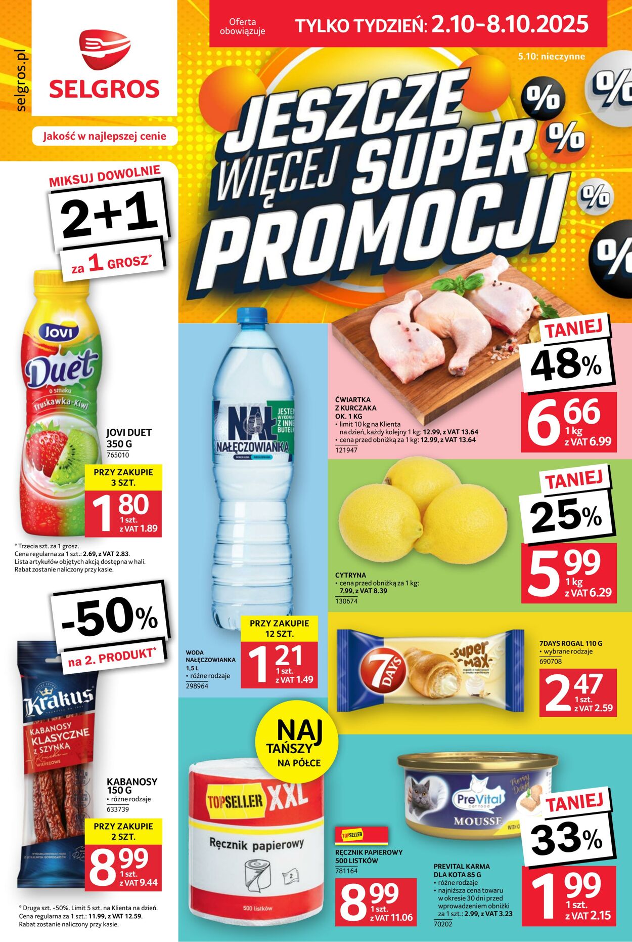 Gazetka Selgros 02.10.2025 - 08.10.2025