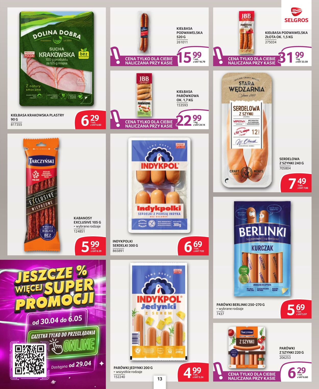 Gazetka Selgros 26.04.2026 - 09.05.2026