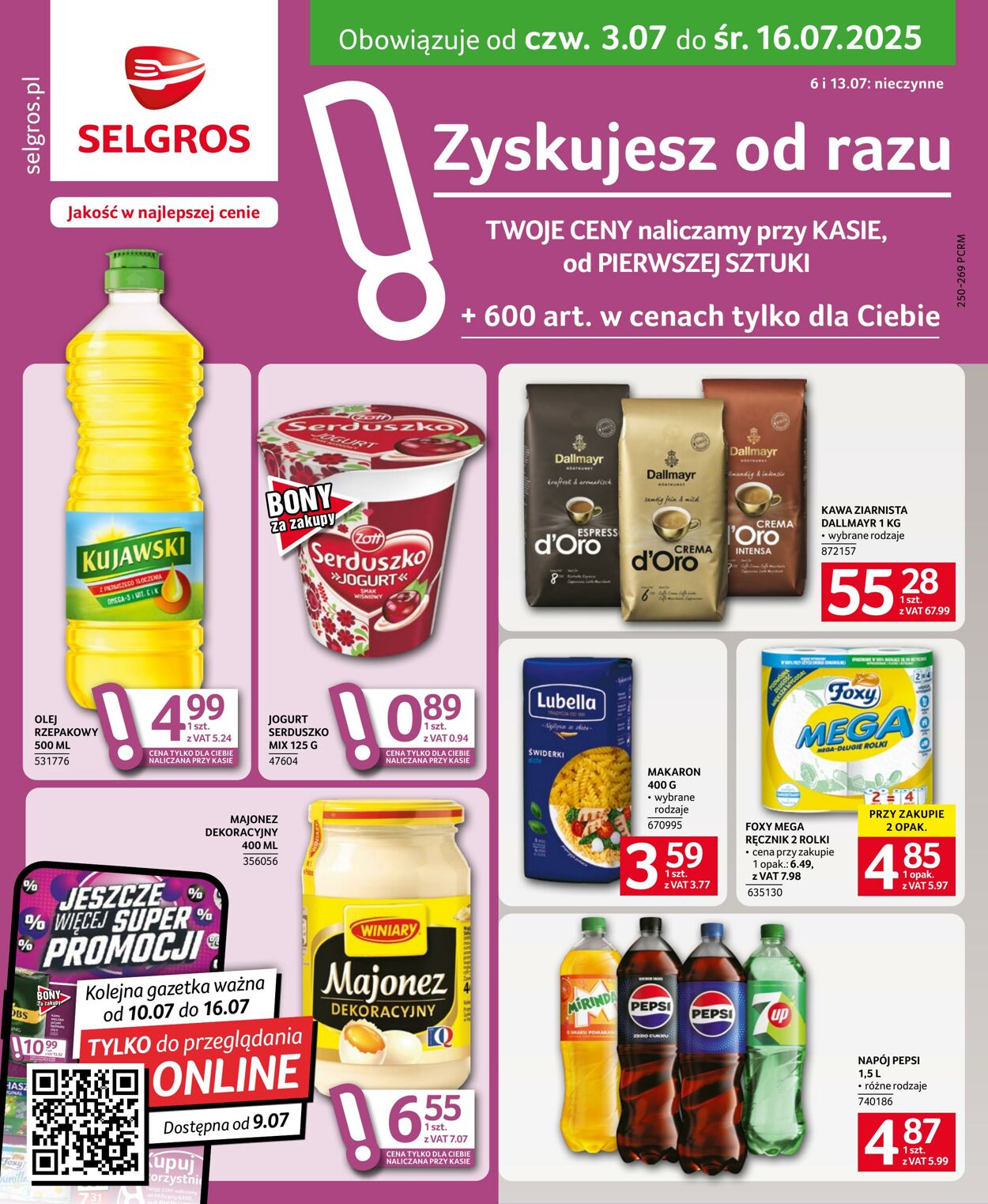 Gazetka Selgros 03.07.2025 - 16.07.2025