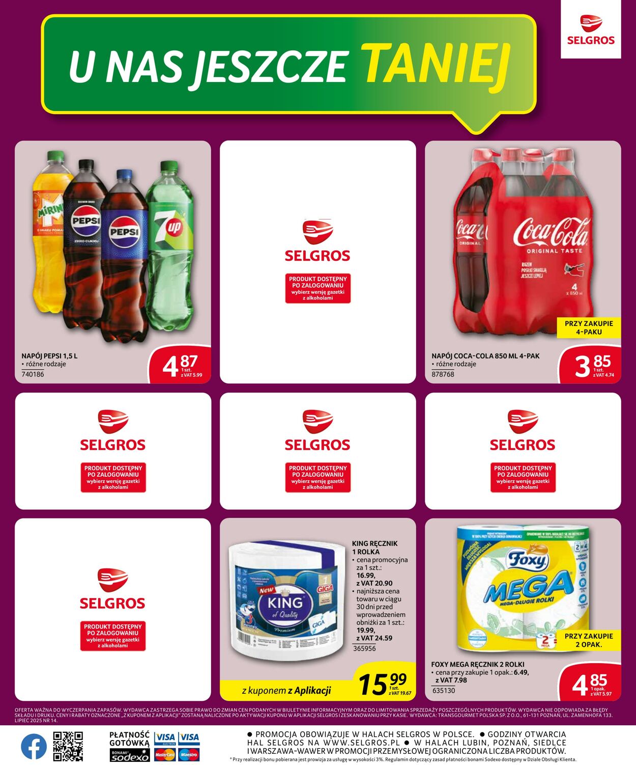 Gazetka Selgros 03.07.2025 - 16.07.2025