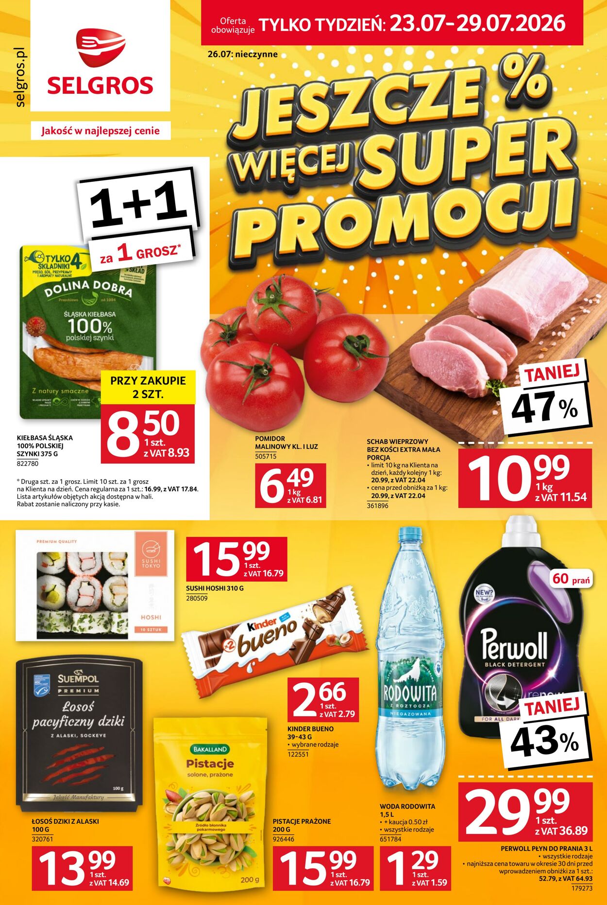 Gazetka Selgros 26.07.2026 - 15.08.2026