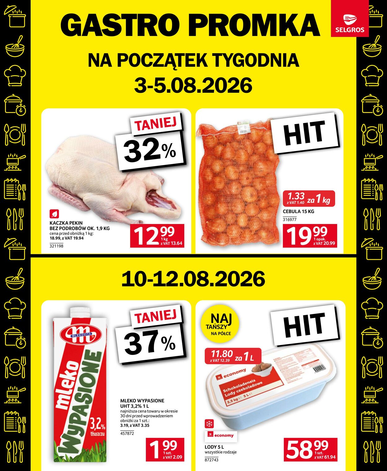 Gazetka Selgros 26.07.2026 - 16.08.2026