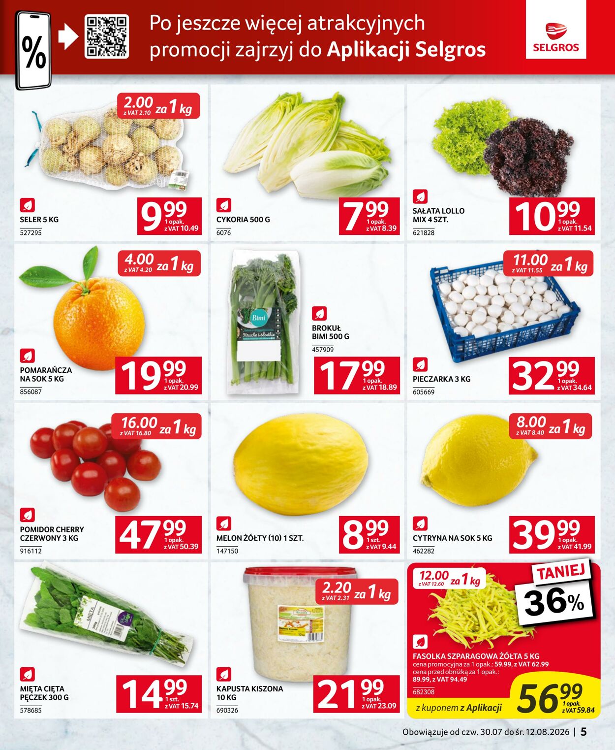Gazetka Selgros 26.07.2026 - 16.08.2026