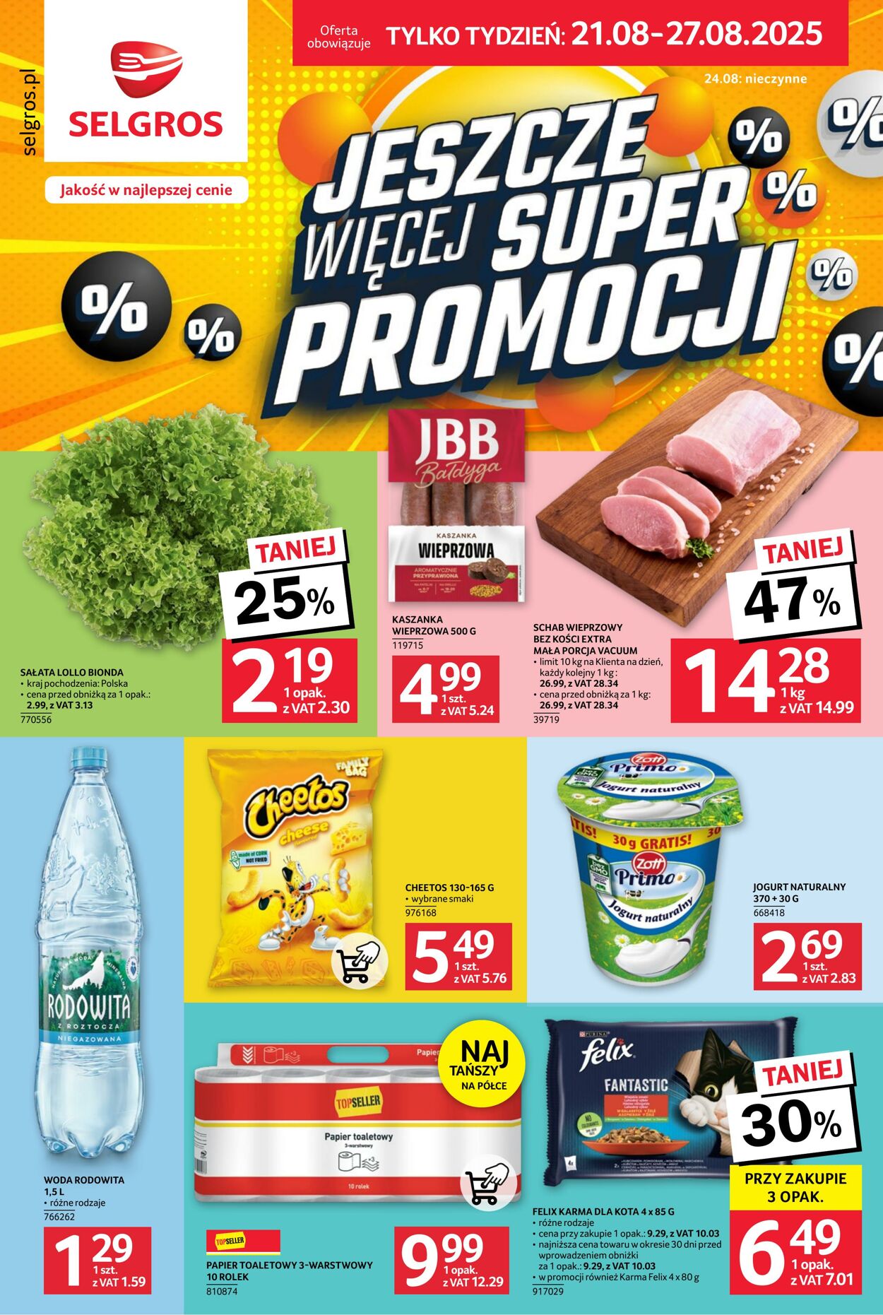 Gazetka Selgros 21.08.2025 - 27.08.2025