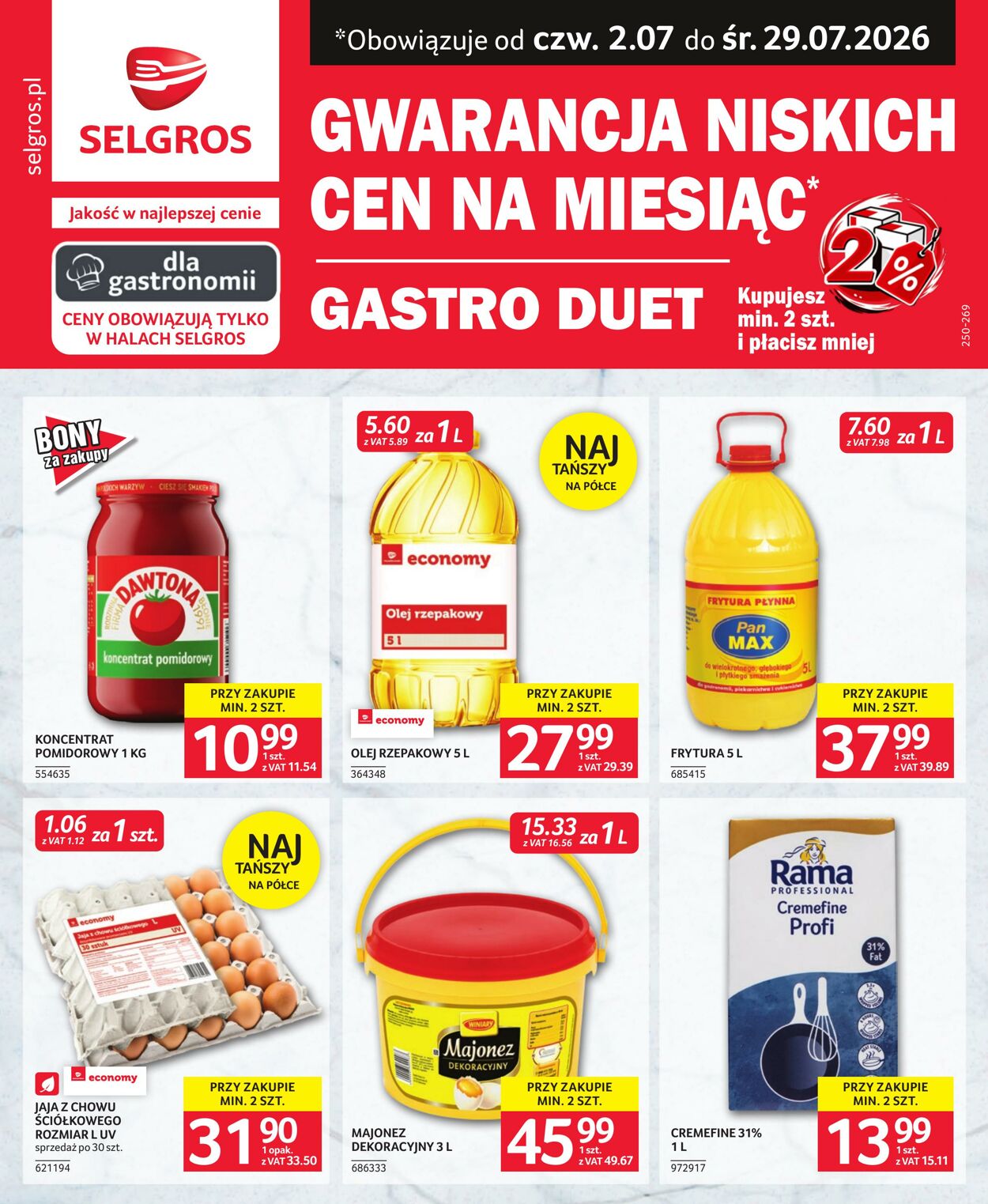 Gazetka Selgros 26.07.2026 - 15.08.2026