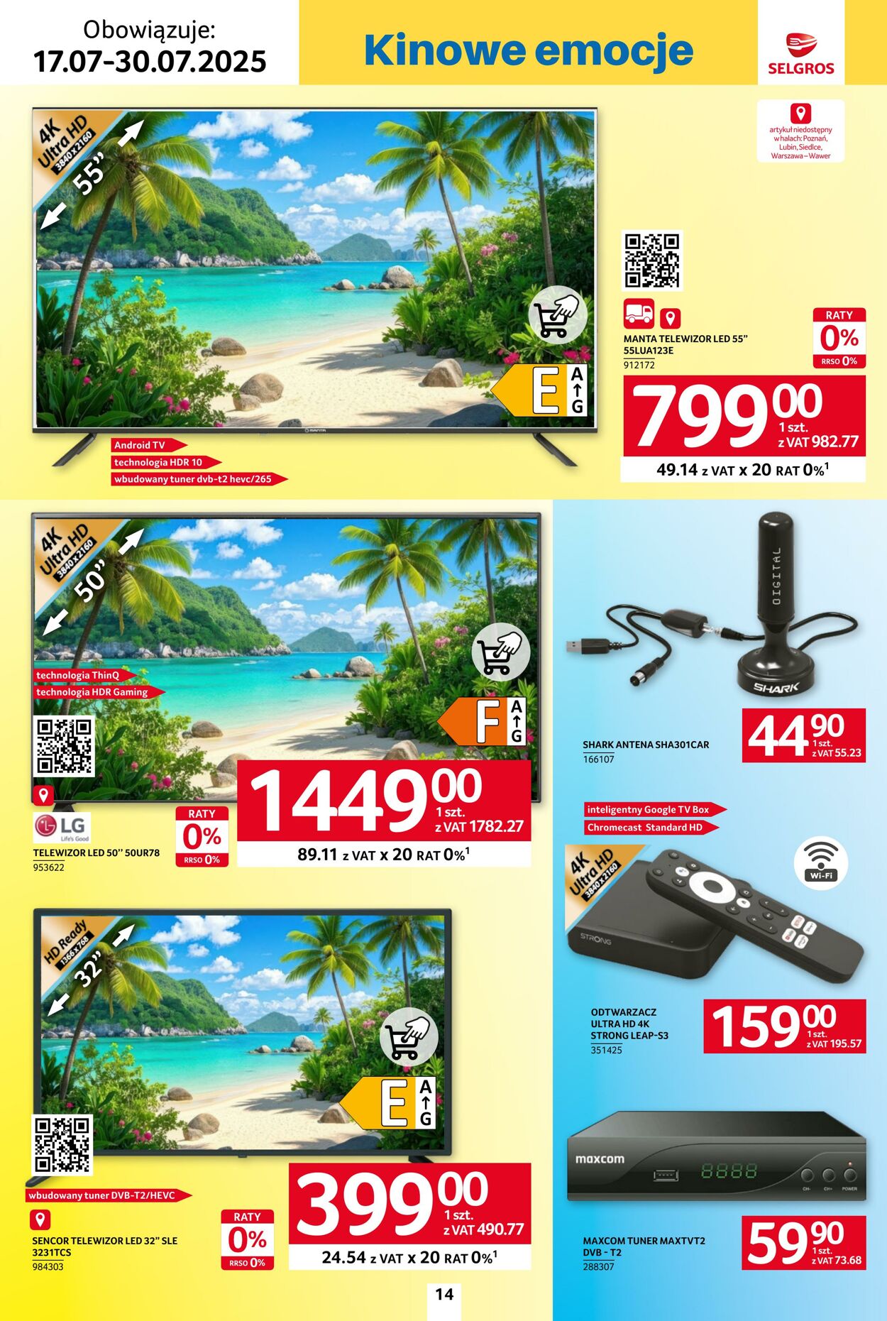 Gazetka Selgros 17.07.2025 - 30.07.2025