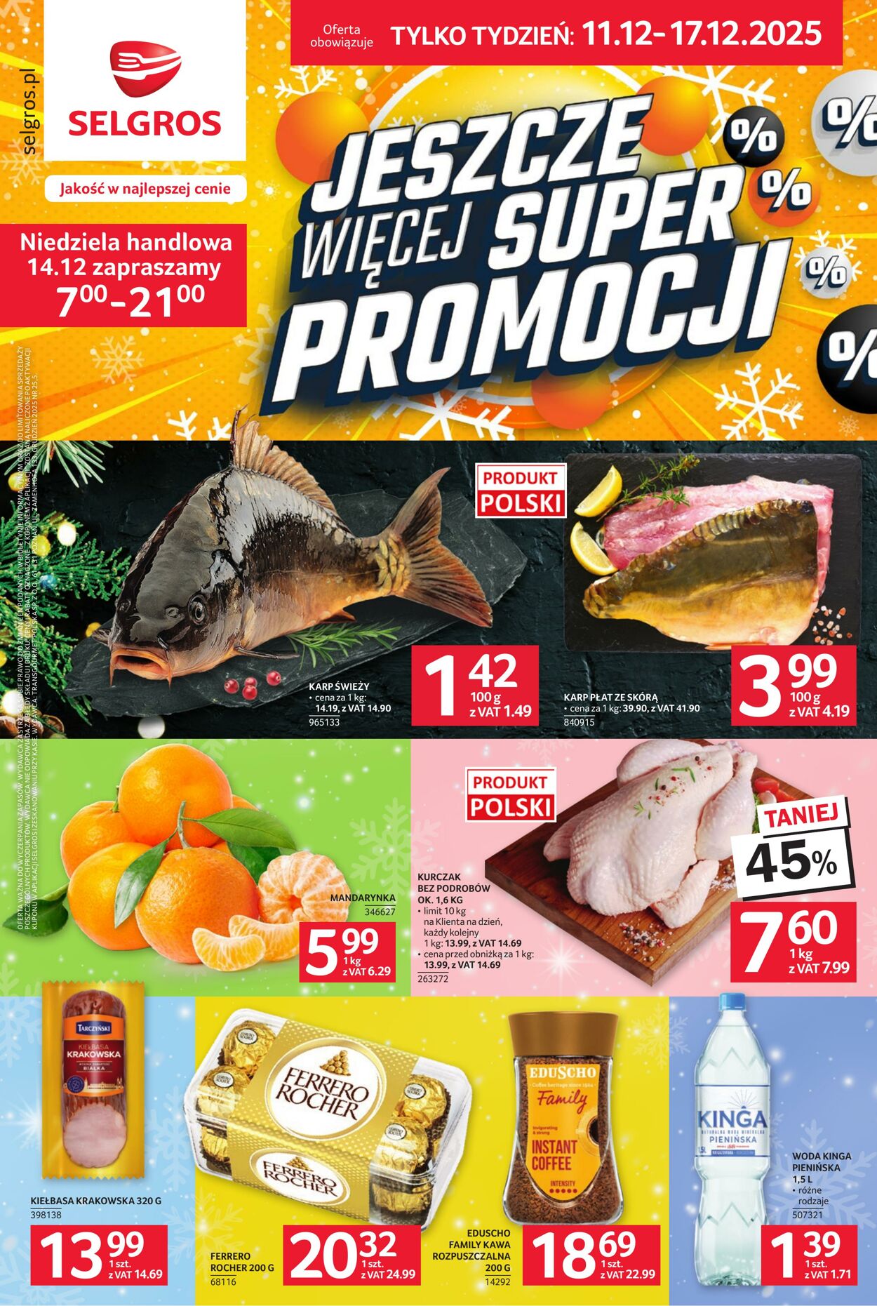 Gazetka Selgros 11.12.2025 - 17.12.2025