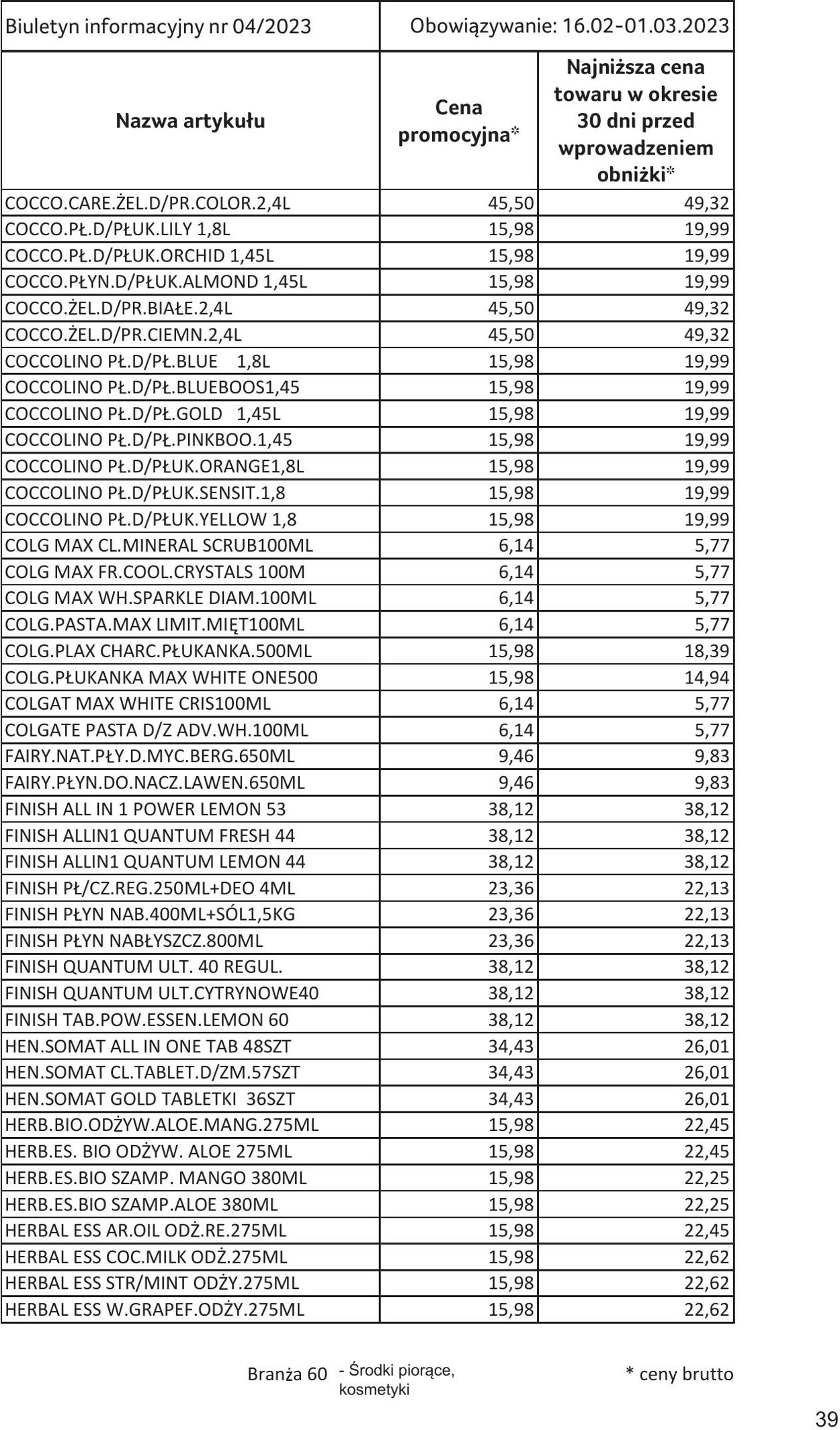 Gazetka Selgros 16.02.2023 - 01.03.2023