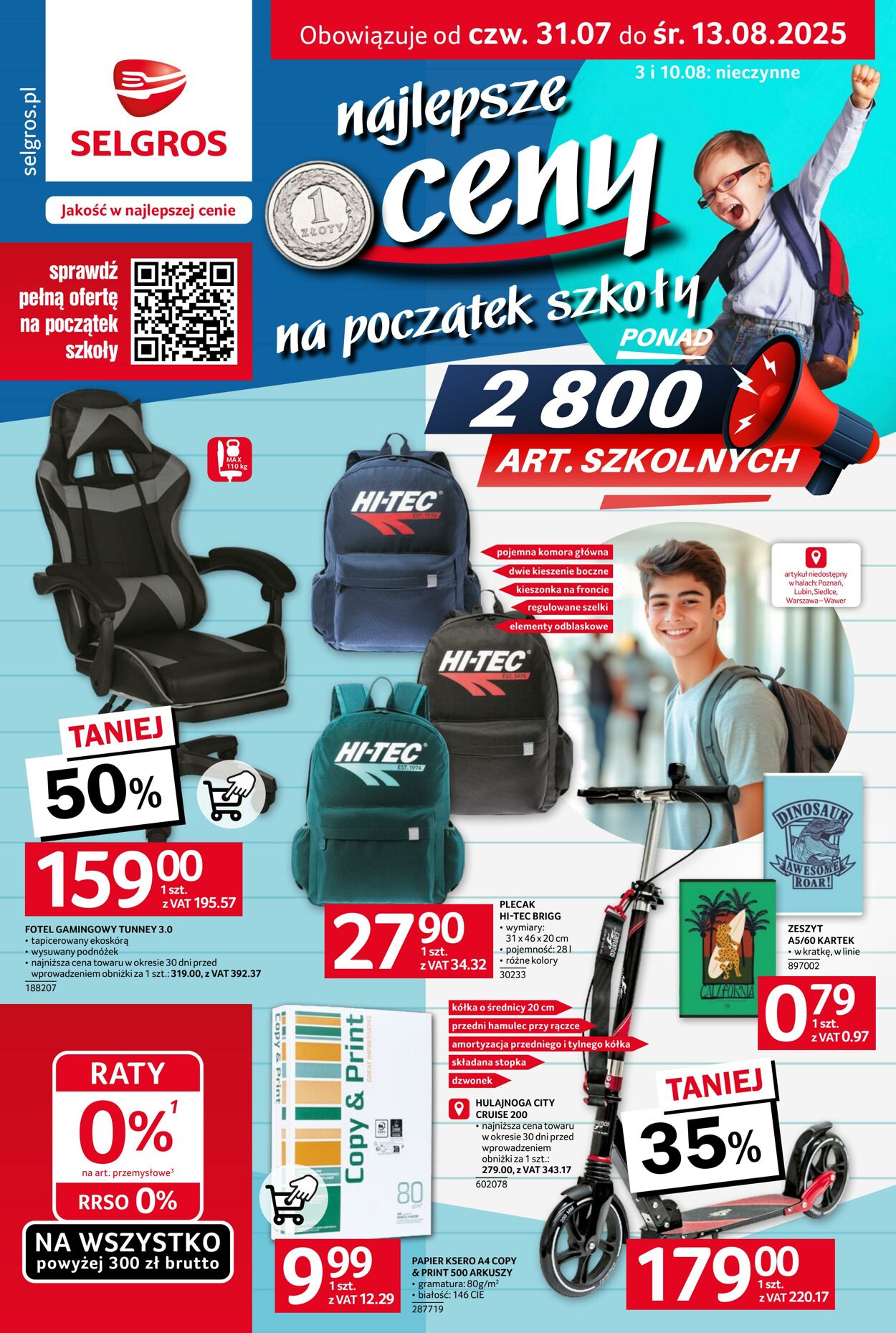 Gazetka Selgros 31.07.2025 - 13.08.2025