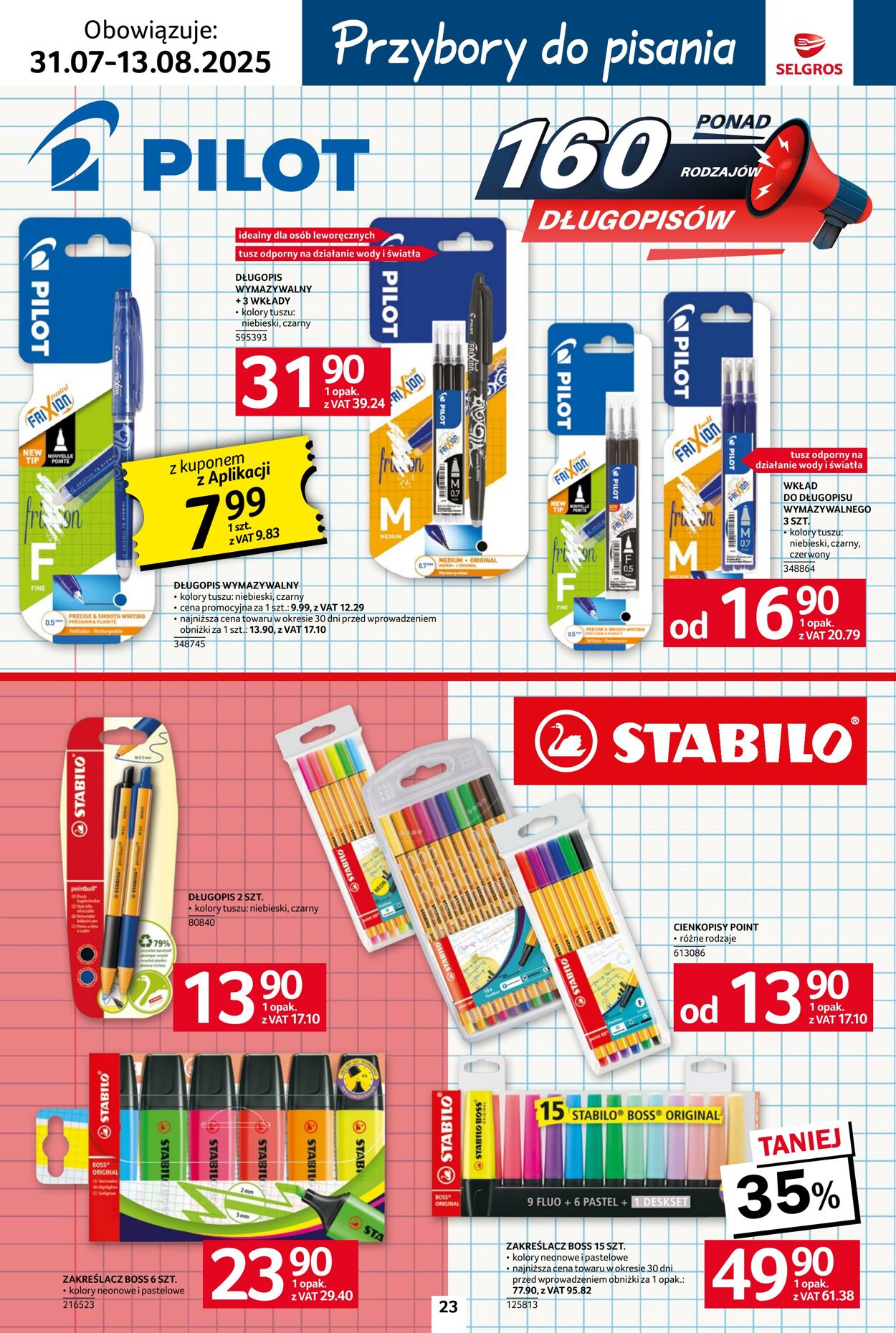 Gazetka Selgros 31.07.2025 - 13.08.2025