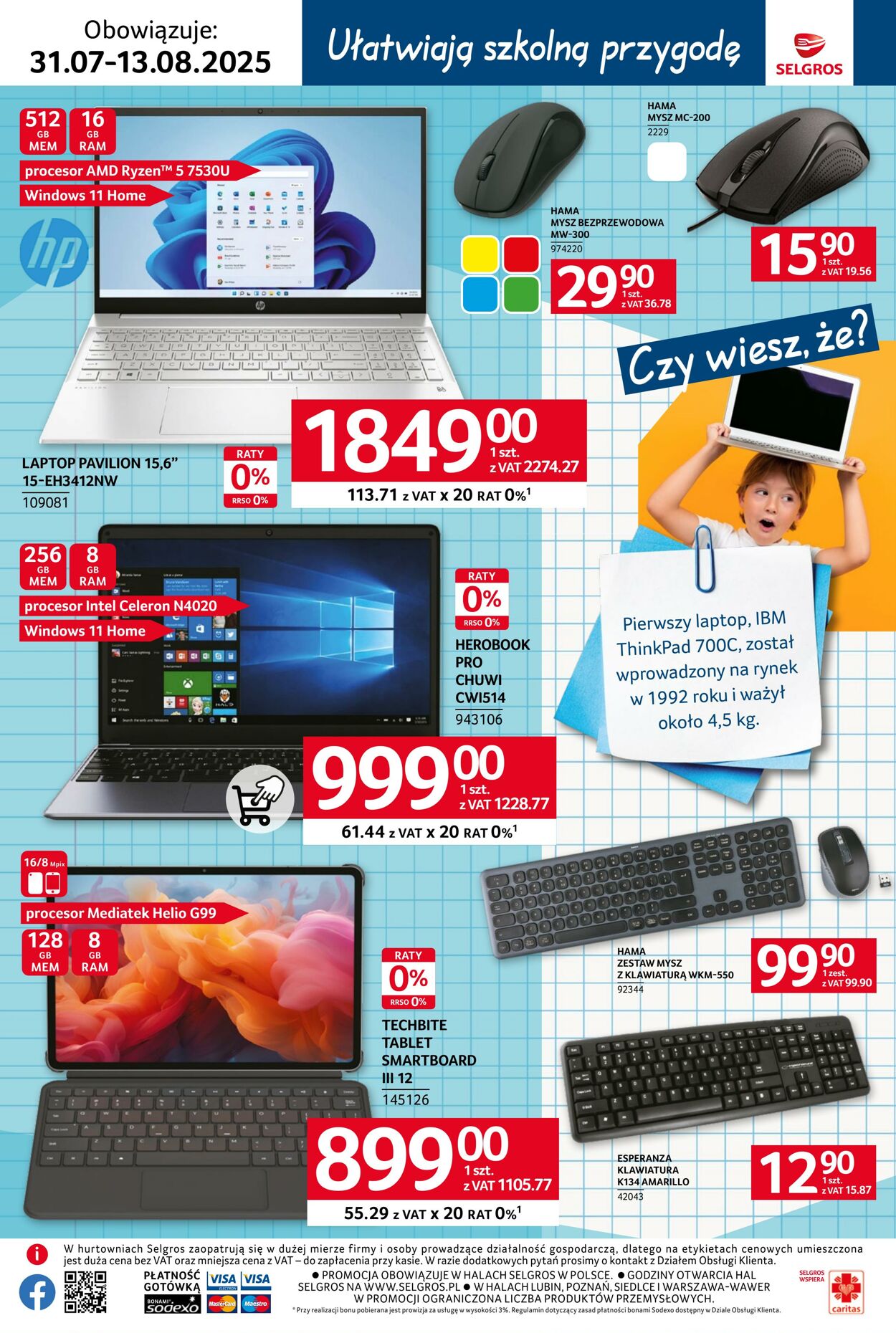 Gazetka Selgros 31.07.2025 - 13.08.2025