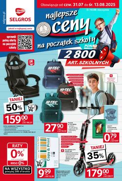 Gazetka Selgros 31.07.2025 - 13.08.2025